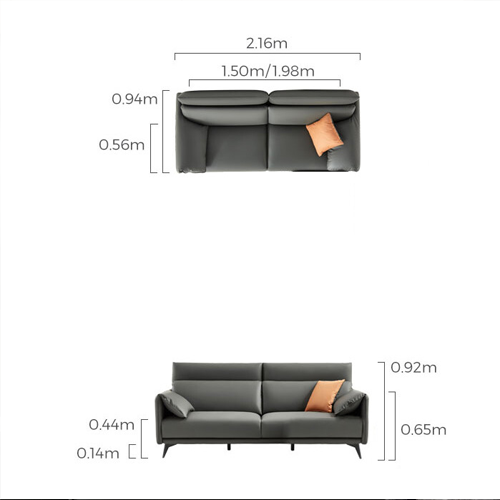 3 SEATER SILICON FABRIC WITH LATEX  COLOR: GREY