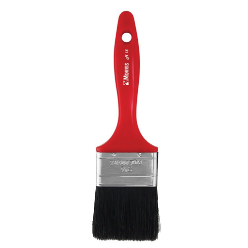 PAINT BRUSH MORRIS M-15 BLACK BRISTLE SEMI-DOUBLE 2-1/2''