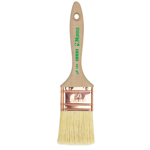 PAINT BRUSH MORRIS A124-70 WHITE BRISTLE SEMI-DOUBLE