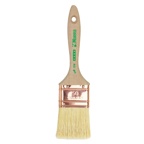 PAINT BRUSH MORRIS A124-30 WHITE BRISTLE SEMI-DOUBLE