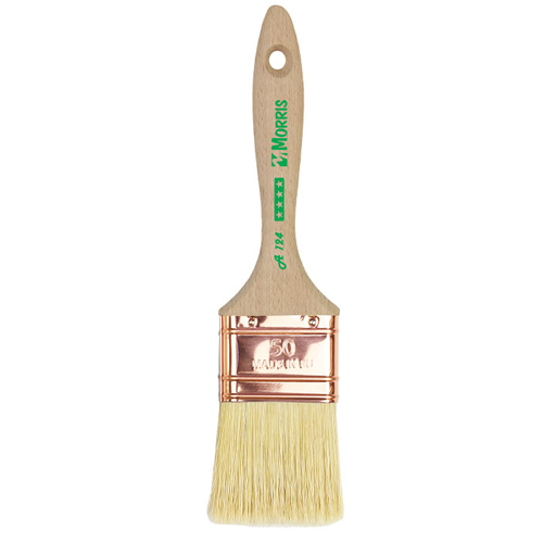 PAINT BRUSH MORRIS A124-20 WHITE BRISTLE SEMI-DOUBLE