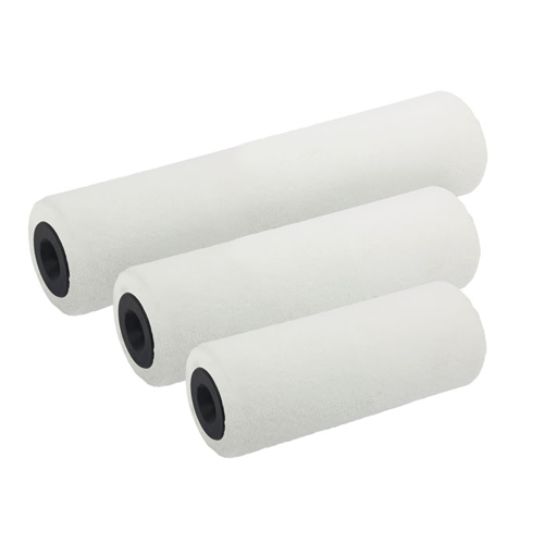 MINI PAINT ROLLER MORRIS FELT WHITE POLYESTER WOVEN 10CMX17MM