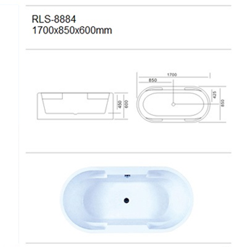 Acrylic Bathtub 