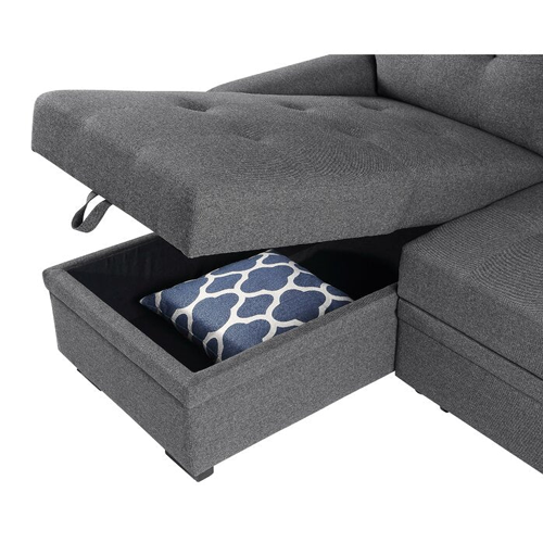 L shape Sofa Bed with Storage