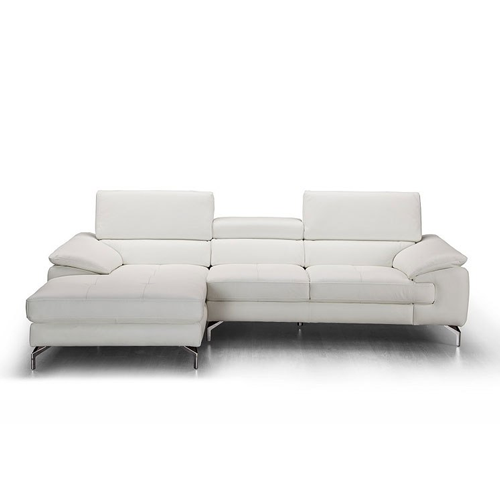 Premium Leather Left Chaise Sectional