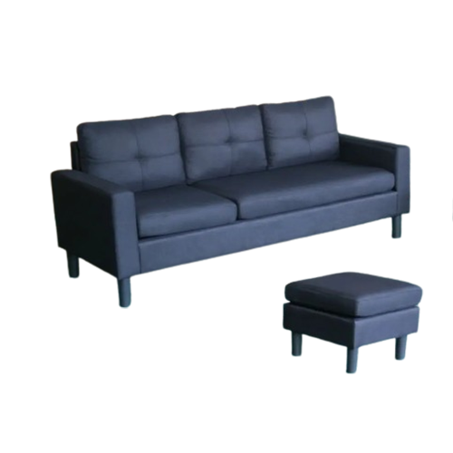  L- Sofa-Black